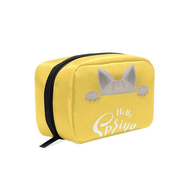 cosmetic bags & cases fengju makeup bag portable toiletries fashionable square storage for girls lady woman cat hello spring
cosmetic bags & cases fengju makeup bag portable toiletries fashionable square storage for girls lady woman cat hello spring