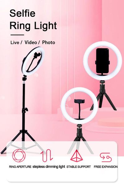 flash heads led ring light pography selfie lamp usb dimmable for makeup live video streaming youtube camera stand tripod 26cm ringlight
flash heads led ring light pography selfie lamp usb dimmable for makeup live video streaming youtube camera stand tripod 26cm ringlight
