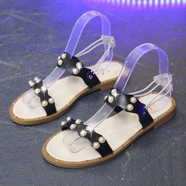 sandals women summer fashion women's 2021 all-match elastic band ladies flat-bottom diamond-studded open toe shoes, Black
sandals women summer fashion women's 2021 all-match elastic band ladies flat-bottom diamond-studded open toe shoes, Black