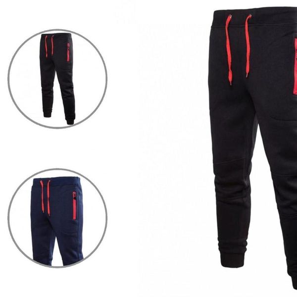 men's pants discolored stylish ankle banded men fall trousers drawstring pockets for daily wear, Black
men's pants discolored stylish ankle banded men fall trousers drawstring pockets for daily wear, Black
