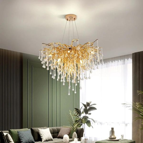 chandeliers nordic luxury gold crystal chandelier loft villa large lustre led for living room restaurant lighting luminaire
chandeliers nordic luxury gold crystal chandelier loft villa large lustre led for living room restaurant lighting luminaire