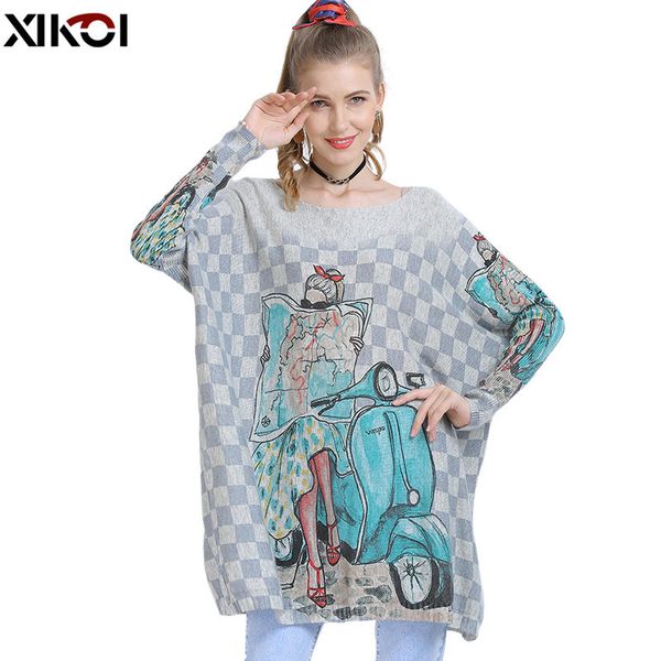 xikoi wool oversized sweater for women winter long pullover dresses fashion girl print jumper casual knitted sweaters pull femme 210218, White;black
xikoi wool oversized sweater for women winter long pullover dresses fashion girl print jumper casual knitted sweaters pull femme 210218, White;black