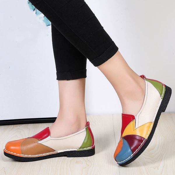 new brand of genuine leather moccasins woman's colours mixed woman apartments casual shoes spring summer lady slippers slick 3525 s94t, Black
new brand of genuine leather moccasins woman's colours mixed woman apartments casual shoes spring summer lady slippers slick 3525 s94t, Black