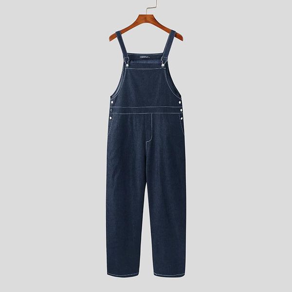 men's pants fashion men jumpsuits loose streetwear joggers suspenders denim rompers 2021 casual bib mens thin overalls s-5xl incerun, Black
men's pants fashion men jumpsuits loose streetwear joggers suspenders denim rompers 2021 casual bib mens thin overalls s-5xl incerun, Black