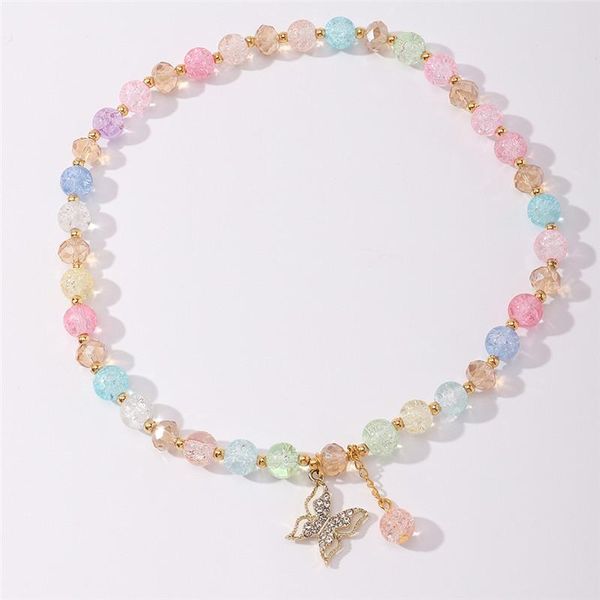 pendant necklaces colorful transparent beads necklace for women butterfly beaded chokers fashion jewelry, Silver
pendant necklaces colorful transparent beads necklace for women butterfly beaded chokers fashion jewelry, Silver