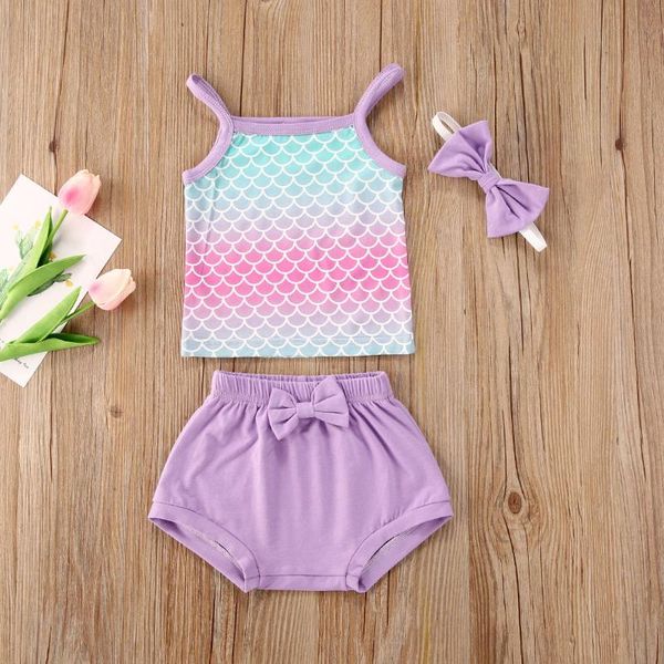 clothing sets baby & children's 0-24m summer toddler born girls sleeveless fish scale printing t-shirts+bow shorts tracksuits, White
clothing sets baby & children's 0-24m summer toddler born girls sleeveless fish scale printing t-shirts+bow shorts tracksuits, White