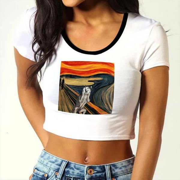 czccwd summer harajuku van gogh womens t shirts michelangelo funny dog crop tumblr streetwear aesthetic, White
czccwd summer harajuku van gogh womens t shirts michelangelo funny dog crop tumblr streetwear aesthetic, White