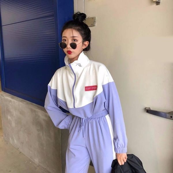 hit color sportswear womens two piece set autumn long sleeve trouser set for women hip hop tracksuit two-piece suit female, Gray
hit color sportswear womens two piece set autumn long sleeve trouser set for women hip hop tracksuit two-piece suit female, Gray