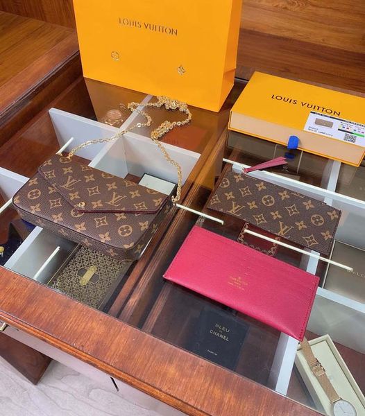 designer handbags shoulder bag totes 3pcs set pochette accessories brown flower messenger chain strap cross body ladies flap purse clutch wi
designer handbags shoulder bag totes 3pcs set pochette accessories brown flower messenger chain strap cross body ladies flap purse clutch wi