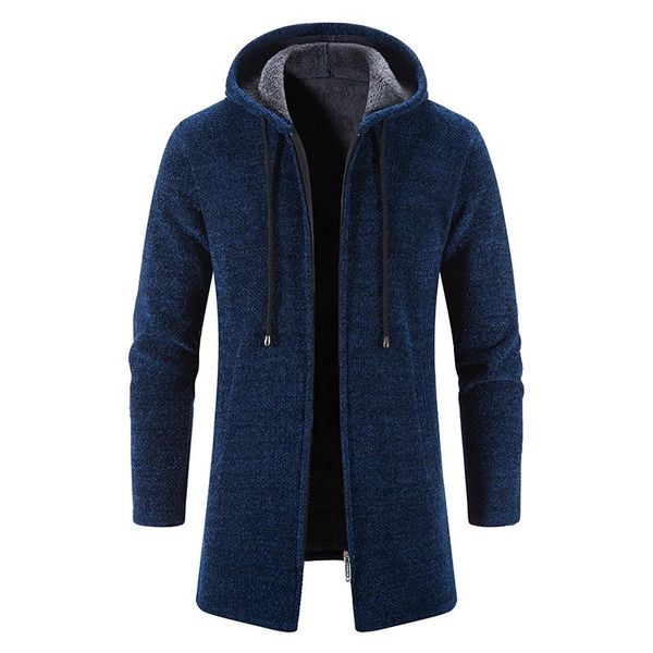 men's sweaters autumn/winter long coat grab cashmere sweater thick warm hooded jumper cardigan fashion solid color jacket, White;black
men's sweaters autumn/winter long coat grab cashmere sweater thick warm hooded jumper cardigan fashion solid color jacket, White;black