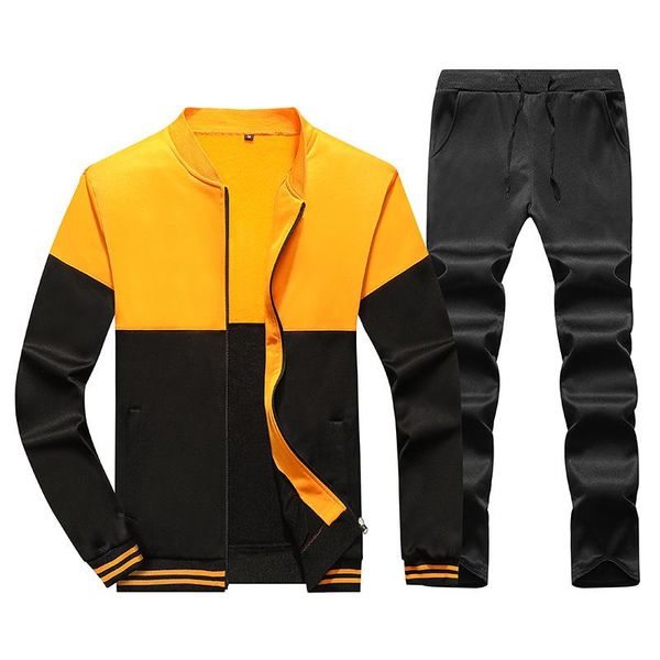 men's tracksuits europe fashion men sets simple zipper personality polyester tracksuit 2 piece set design sudaderas hombre ec50ms, Gray
men's tracksuits europe fashion men sets simple zipper personality polyester tracksuit 2 piece set design sudaderas hombre ec50ms, Gray