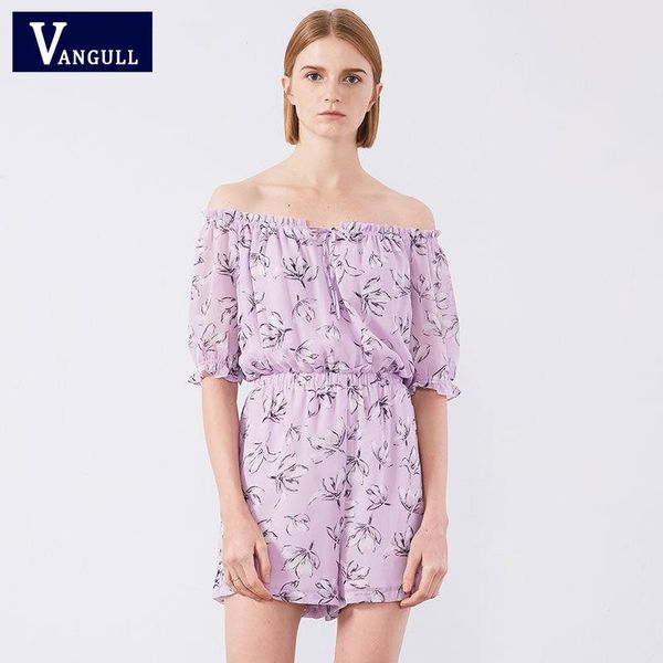 women's jumpsuits & rompers vangull slash neck women cute playsuit light purple floral short sleeve 2021 female elastic waist elegant, Black;white
women's jumpsuits & rompers vangull slash neck women cute playsuit light purple floral short sleeve 2021 female elastic waist elegant, Black;white