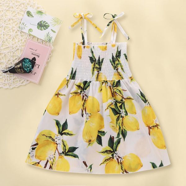 girl princess dress new summer kid girls dress strap floral lemon sweet children party suits clothes costume children clothing, Red;yellow
girl princess dress new summer kid girls dress strap floral lemon sweet children party suits clothes costume children clothing, Red;yellow