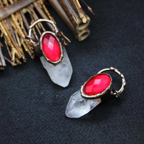 pendant necklaces vintage natural white crystal faceted hexagonal red jades quartz stone healing pendants for women necklace, Silver
pendant necklaces vintage natural white crystal faceted hexagonal red jades quartz stone healing pendants for women necklace, Silver