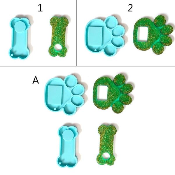 keychains creative dog bone shaped silicone pet memorial tombstone key chain mould non-stick diy resin keyring, Silver
keychains creative dog bone shaped silicone pet memorial tombstone key chain mould non-stick diy resin keyring, Silver