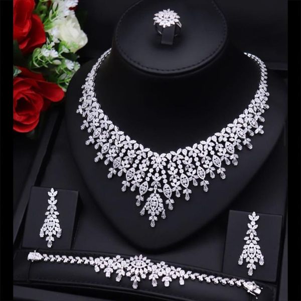 earrings & necklace gorgeous trendy dubai jewelry sets for women wedding party luxury set cubic zirconia bridal, Silver
earrings & necklace gorgeous trendy dubai jewelry sets for women wedding party luxury set cubic zirconia bridal, Silver