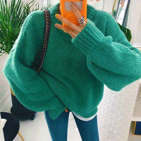 women's sweaters autumn winter solid o neck pullover sweater women korean style knitted long sleeve casual, White;black
women's sweaters autumn winter solid o neck pullover sweater women korean style knitted long sleeve casual, White;black
