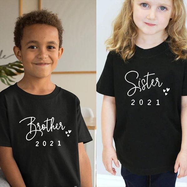 kids summer fashion children short sleeve t shirt promoted to big sister brother letter print clothes, Blue
kids summer fashion children short sleeve t shirt promoted to big sister brother letter print clothes, Blue