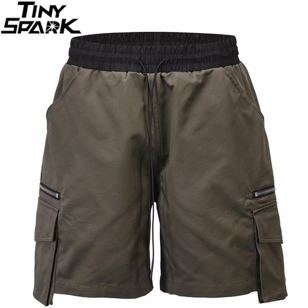 men hip hop cargo shorts streetwear patchwork shorts 2021 summer fashion casual harajuku jogger track pockets, White;black 
men hip hop cargo shorts streetwear patchwork shorts 2021 summer fashion casual harajuku jogger track pockets, White;black
