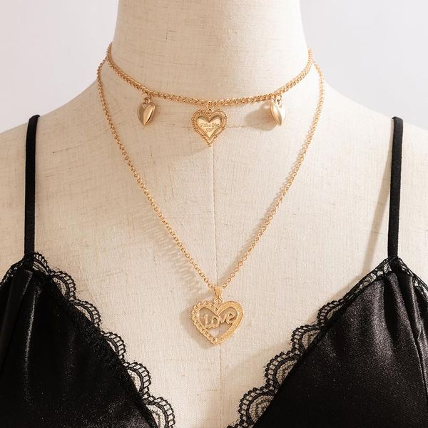 pendant necklaces tocona charms heart love necklace for women multi-layer geometric gold color alloy metal wedding jewelry collar 17698, Silver
pendant necklaces tocona charms heart love necklace for women multi-layer geometric gold color alloy metal wedding jewelry collar 17698, Silver