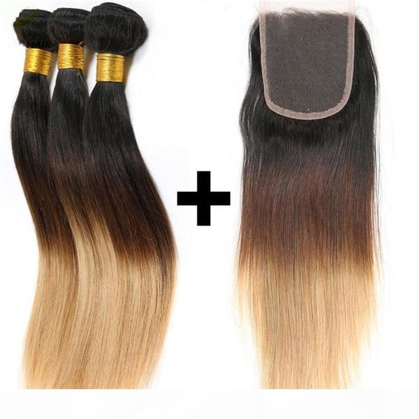 brazilian silky straight 1b 4 27 honey blonde ombre human hair with lace closure 4pcs lot two tone 3bundles brazilian hair with closure, Black
brazilian silky straight 1b 4 27 honey blonde ombre human hair with lace closure 4pcs lot two tone 3bundles brazilian hair with closure, Black