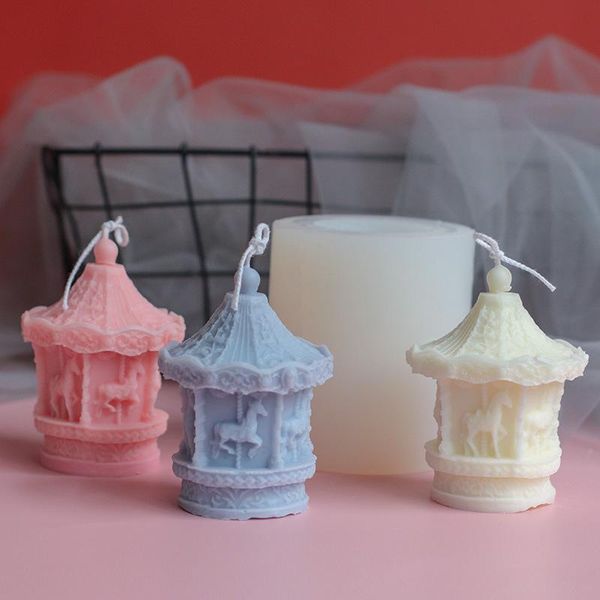 craft tools carousel silicone candle mold home making molds pillar korean style
craft tools carousel silicone candle mold home making molds pillar korean style