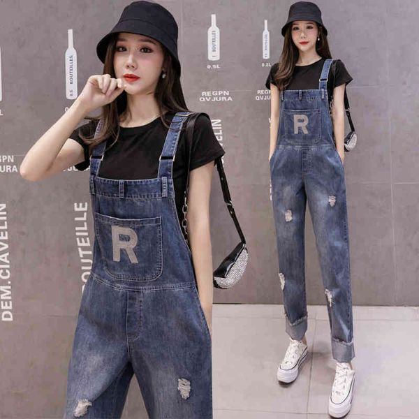 age reducing denim suspenders women's korean version loose 2021 autumn chic new foreign style slim nine point suit, Black
age reducing denim suspenders women's korean version loose 2021 autumn chic new foreign style slim nine point suit, Black