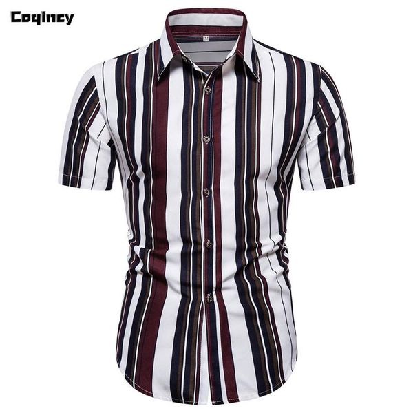 men's casual shirts fashion summer stripe printed short sleeve blouse men hawaiian shirt clothing chemise homme, White;black
men's casual shirts fashion summer stripe printed short sleeve blouse men hawaiian shirt clothing chemise homme, White;black