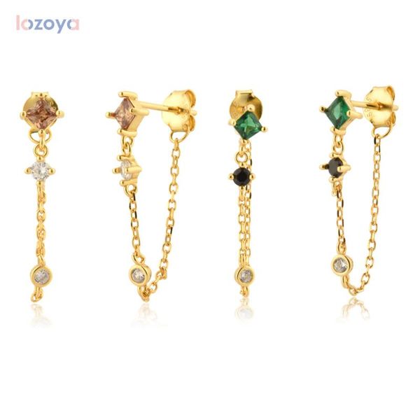 stud lozoya 925 sterling silver gold punk clips crystal brown green zircon earring piercing pendiente rock jewelry, Golden;silver
stud lozoya 925 sterling silver gold punk clips crystal brown green zircon earring piercing pendiente rock jewelry, Golden;silver