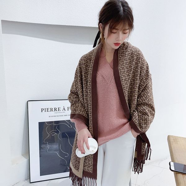 autumn and winter european and american fashion long scarf womens winter all-matching warm shawl double-sided fashion scarf, Blue;gray
autumn and winter european and american fashion long scarf womens winter all-matching warm shawl double-sided fashion scarf, Blue;gray