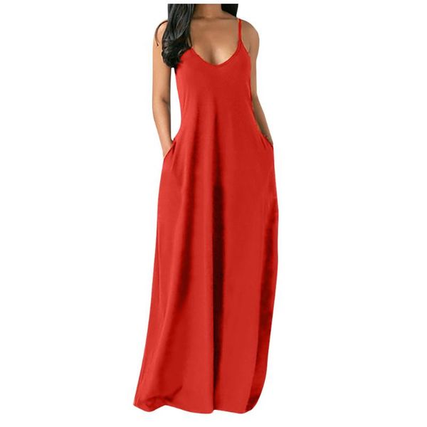 casual dresses women summer long dress loose spaghetti straps sleeveless pockets solid color maxi plus size beach, Black;gray
casual dresses women summer long dress loose spaghetti straps sleeveless pockets solid color maxi plus size beach, Black;gray