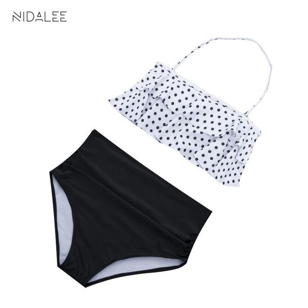 women's swimwear nidalee women high waist bikini swimsuit plus size push up set bathing suit female swimsuits 3xl, White;black 
women's swimwear nidalee women high waist bikini swimsuit plus size push up set bathing suit female swimsuits 3xl, White;black