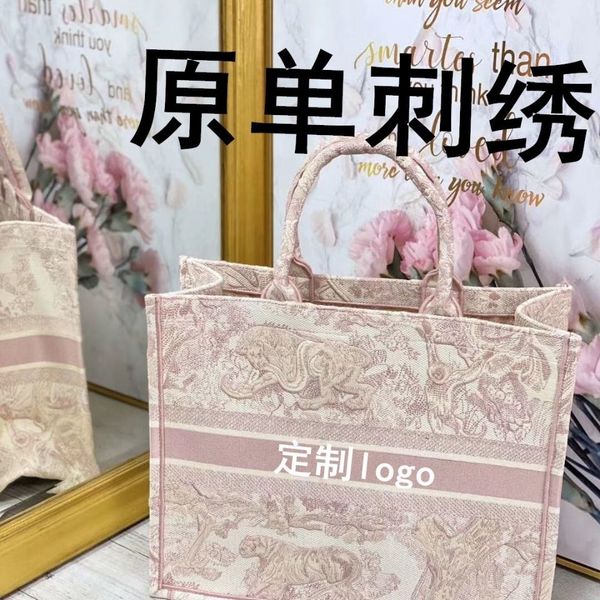 star's same big portable single shoulder original advanced embroidery large capacity tote open shopping bag
star's same big portable single shoulder original advanced embroidery large capacity tote open shopping bag