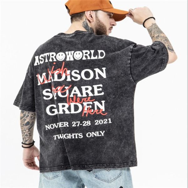mens t-shirts summer hip hop tee concert with heavy wash short sleeve t-shirt man high street 1:1 quality clothing 2021, White;black
mens t-shirts summer hip hop tee concert with heavy wash short sleeve t-shirt man high street 1:1 quality clothing 2021, White;black