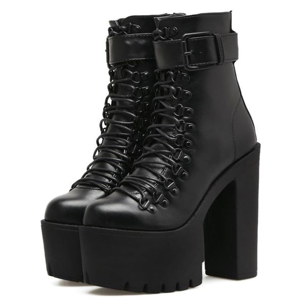 boots 2021 thick high heels plaform ladies shoes spring short for women round toe lace-up gothic style black female
boots 2021 thick high heels plaform ladies shoes spring short for women round toe lace-up gothic style black female
