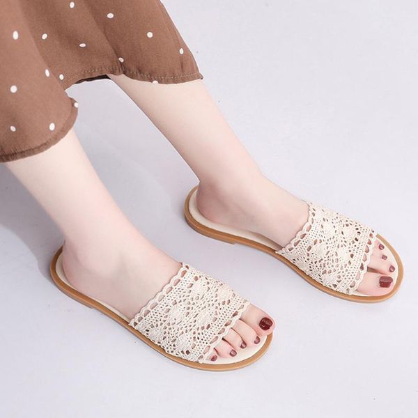 xpay slippers women's flat lace slipper home household sandals fashion holiday open toe round toe indoor ladies shoes may, Black
xpay slippers women's flat lace slipper home household sandals fashion holiday open toe round toe indoor ladies shoes may, Black