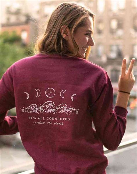 its all connected waves and moon phases sweatshirt funny pure cotton women graphic jumper outfits pullovers sweats, Black
its all connected waves and moon phases sweatshirt funny pure cotton women graphic jumper outfits pullovers sweats, Black