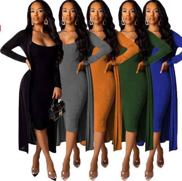 two piece dress autumn women solid velvet bodycon spaghetti strap midi & long sleeve clock coat night club dresses, White
two piece dress autumn women solid velvet bodycon spaghetti strap midi & long sleeve clock coat night club dresses, White
