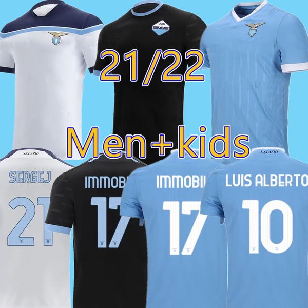 21 22 lazio soccer jersey 2021 2022 lazio anniversary football shirt black luis alberto immobile sergej men kids kits maillot maglia da calc, Black;yellow
21 22 lazio soccer jersey 2021 2022 lazio anniversary football shirt black luis alberto immobile sergej men kids kits maillot maglia da calc, Black;yellow