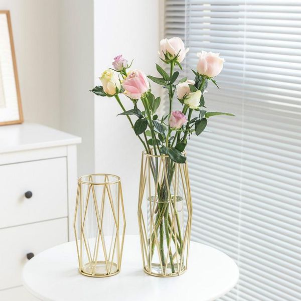 vases luxury transparent glass with metal golden small vase geometric hydroponic home room flower decoration ornaments
vases luxury transparent glass with metal golden small vase geometric hydroponic home room flower decoration ornaments