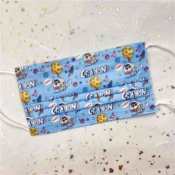 trend fashion cartoon printing crayon xiaoxin seri middle-aged children's three-layer melt blown cloth disposable protective mask 
trend fashion cartoon printing crayon xiaoxin seri middle-aged children's three-layer melt blown cloth disposable protective mask