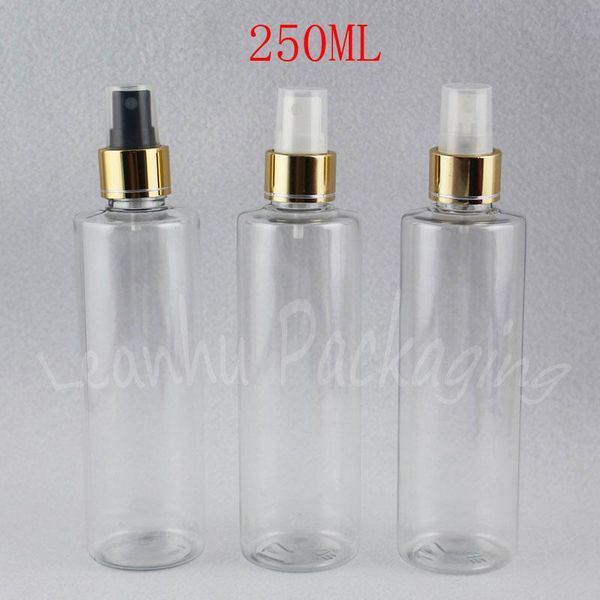 storage bottles & jars 250ml transparent plastic bottle with gold spray pump , 250cc makeup sub-bottling toner / water packaging ( 25 pc/lot
storage bottles & jars 250ml transparent plastic bottle with gold spray pump , 250cc makeup sub-bottling toner / water packaging ( 25 pc/lot