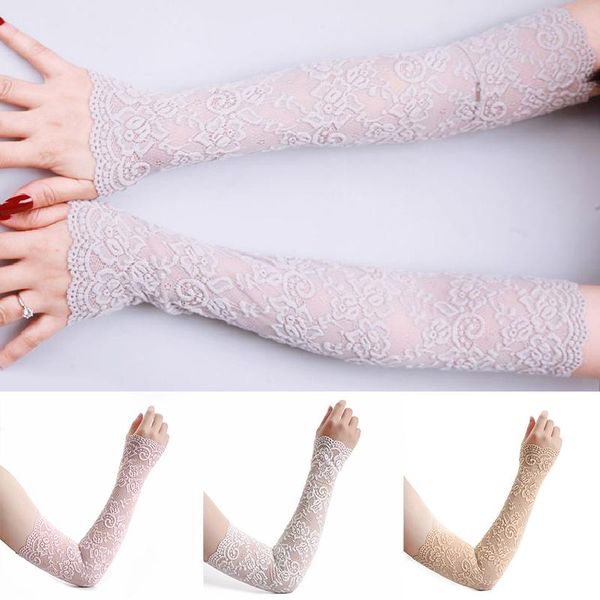 five fingers gloves summer sunscreen lace arm sleeve women cover fashion classic uv protection cuffs long fingerless driving, Blue;gray
five fingers gloves summer sunscreen lace arm sleeve women cover fashion classic uv protection cuffs long fingerless driving, Blue;gray