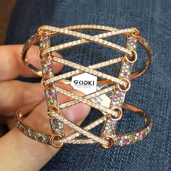 earrings & necklace godk wide big corset 2pcs bracelets/ring luxury cubic zirconia open bangle rings trendy girls women patry wedding jewelr, Silver
earrings & necklace godk wide big corset 2pcs bracelets/ring luxury cubic zirconia open bangle rings trendy girls women patry wedding jewelr, Silver