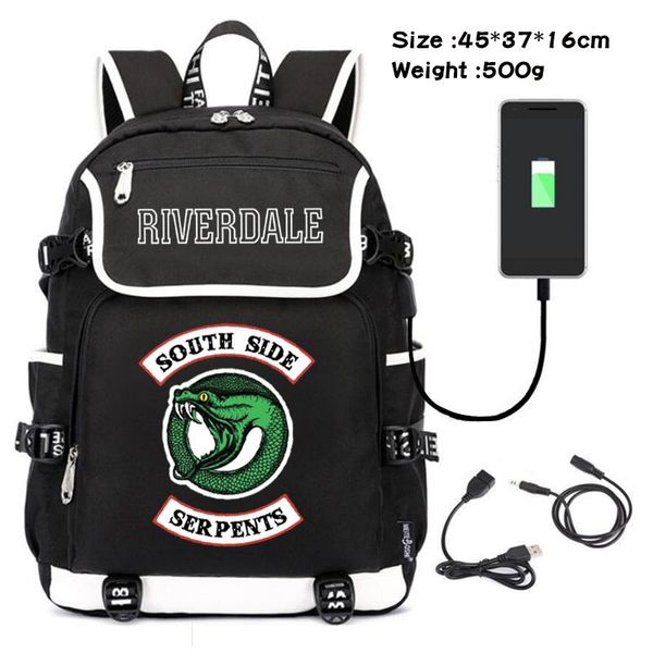 backpack riverdale canvas school shoulder bag cosplay usb port laptravel rucksack gift
backpack riverdale canvas school shoulder bag cosplay usb port laptravel rucksack gift