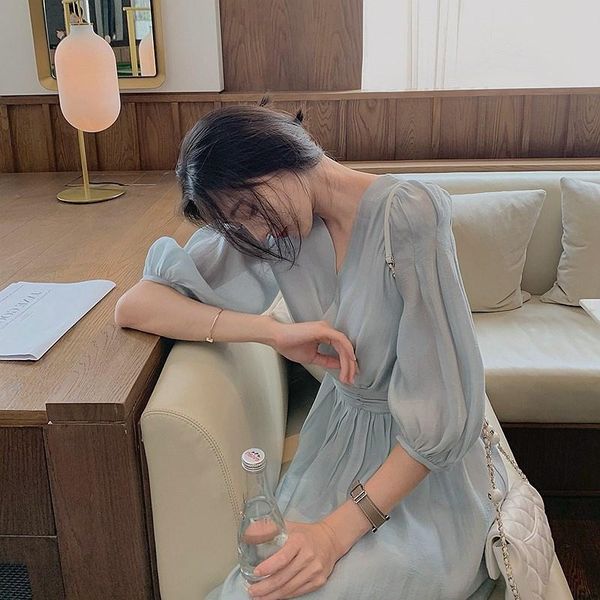 ethnic clothing gentle fairy kimono japanese style v-neck solid color lantern sleeve fold high waist slim chiffon thin elegant long dresses, Red
ethnic clothing gentle fairy kimono japanese style v-neck solid color lantern sleeve fold high waist slim chiffon thin elegant long dresses, Red