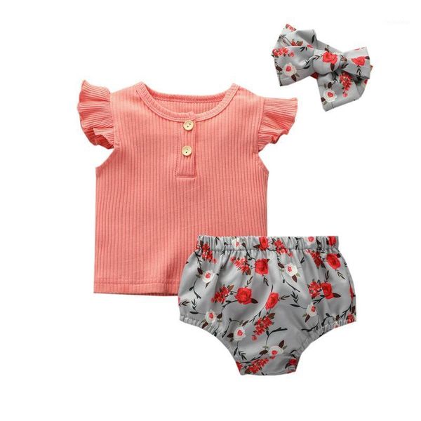clothing sets 0-24m born baby girls outfits flying sleeve ribbed shirt + floral briefs bow headband suit1, White
clothing sets 0-24m born baby girls outfits flying sleeve ribbed shirt + floral briefs bow headband suit1, White