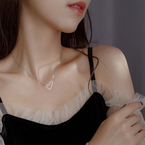 pendant necklaces heart shape chokers for woman arrival simple silver color gold soft chain cz crystal neck jewelry female gift 2021
pendant necklaces heart shape chokers for woman arrival simple silver color gold soft chain cz crystal neck jewelry female gift 2021