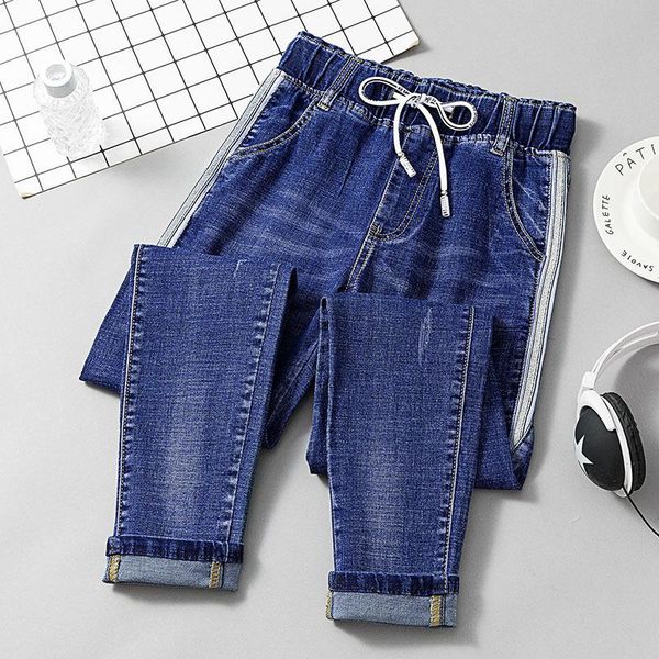 women's jeans 2021 springautumn women elastic fashion full length high waisted female straight stretchy, Blue
women's jeans 2021 springautumn women elastic fashion full length high waisted female straight stretchy, Blue