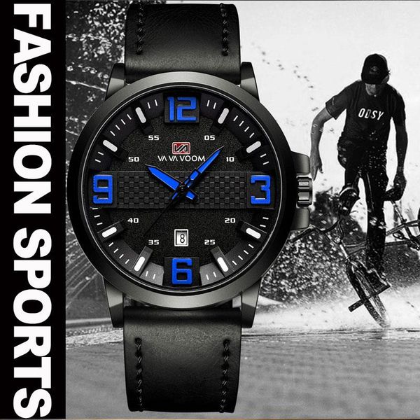 wristwatches 2021 style fashion men's luxury watches leather band analog quartz wristwatch male watch blue black clock gifts, Slivery;brown
wristwatches 2021 style fashion men's luxury watches leather band analog quartz wristwatch male watch blue black clock gifts, Slivery;brown